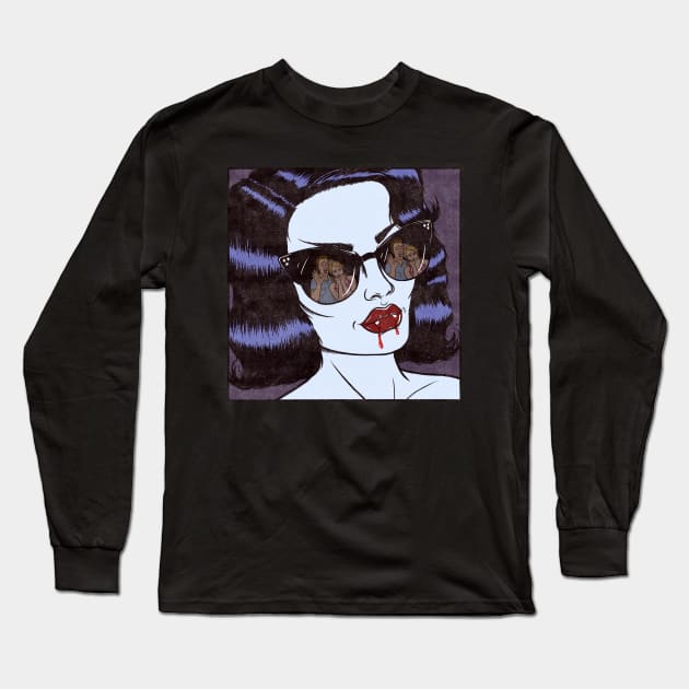 Blood Sucker Long Sleeve T-Shirt by classycreeps